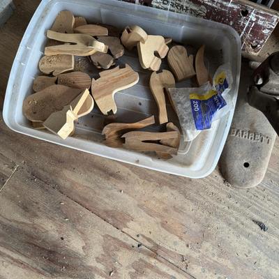 Misc. tools & wood