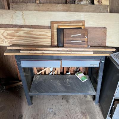 Misc. tools & wood