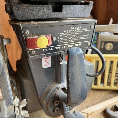 Radial arm saw