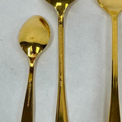 Gold Plated spoons