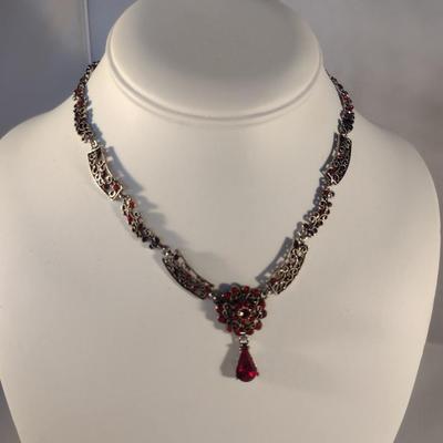 Assortment of Colorful Estate Jewelry Necklaces and Earrings (#2)