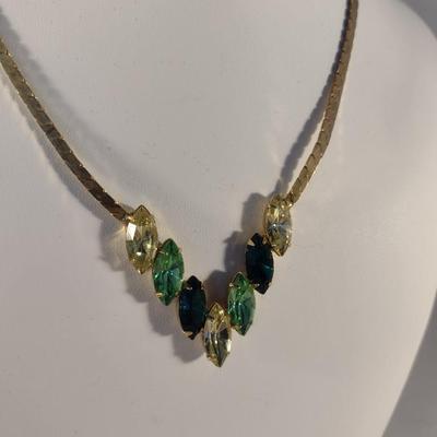 Assortment of Colorful Estate Jewelry Necklaces and Earrings (#2)