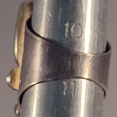 Native American Hand-Crafted Zuni Ring Mother of Pearl Horse Set in Onyx Base with Turquoise Stone (#5)