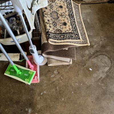 Shelf & Cleaning and yard supplies