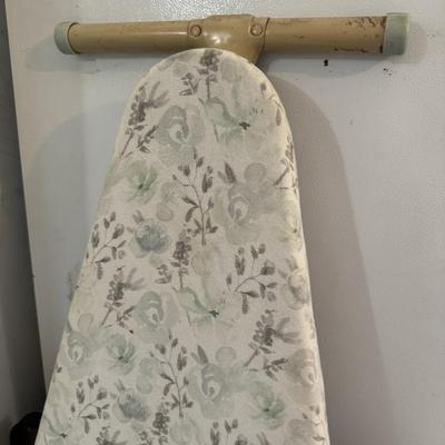 Card table & Chairs with ironing board
