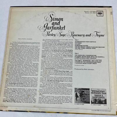 Simon and Garfunkel Parsley, Sage, Rosemary & Thyme Vintage Vinyl Record Album