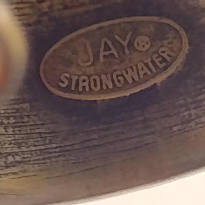 Set of Four Jay Strongwater Enamel Bird Adorned Napkin Rings