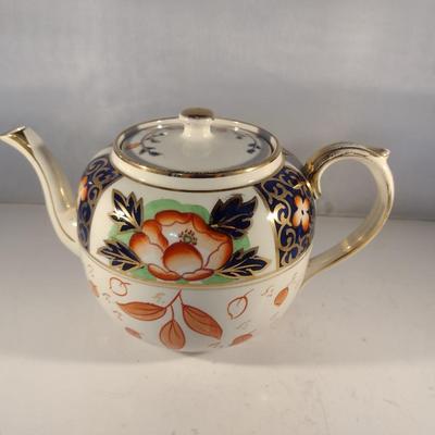 Antique Gibson & Son Hand-Painted English Teapot