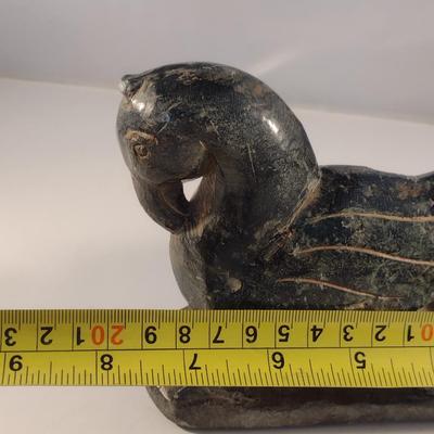 Antique Stone Carved Figural Egyptian Bird Relic Statue