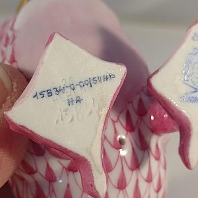 Herend Porcelain Duckling Fishnet Pattern Choice A