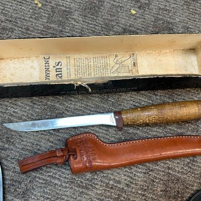 Knife set including a vtg browning