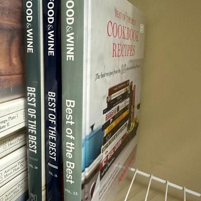 Lot of Best of Food and Wine Hardcover