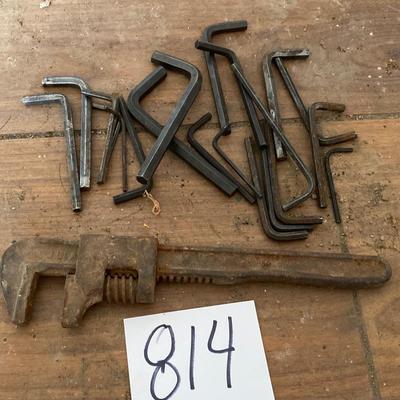 Vintage Wrench and Allen Wrenches