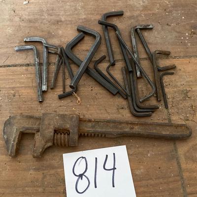 Vintage Wrench and Allen Wrenches