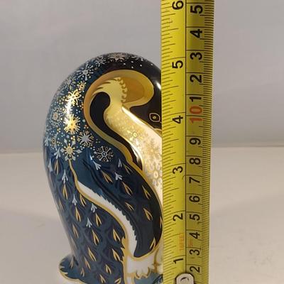 Royal Crown Derby English Bone China Penguin Porcelain Figurine