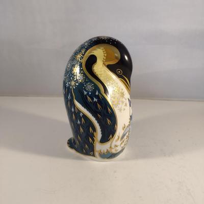 Royal Crown Derby English Bone China Penguin Porcelain Figurine