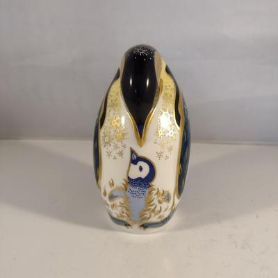 Royal Crown Derby English Bone China Penguin Porcelain Figurine