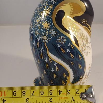 Royal Crown Derby English Bone China Penguin Porcelain Figurine