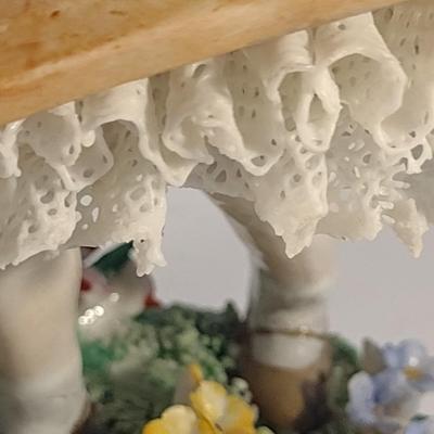 Vintage Sitzendorf Dresden Lace and Porcelain Figurines