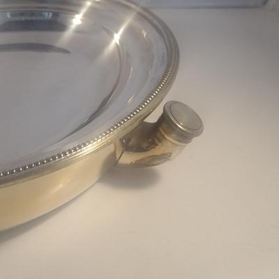 Vintage Silver-Plated Heated Serving Dish