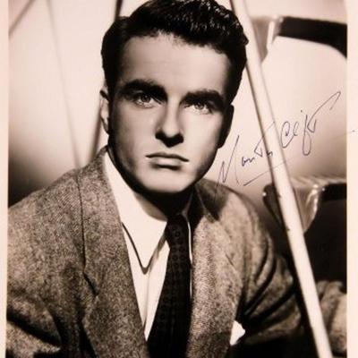 Montgomery Clift signed portrait photo 