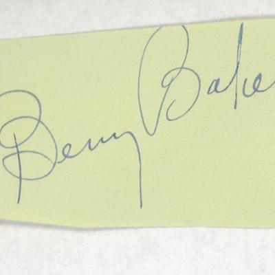 Paint Your Wagon, Benny Baker original signature