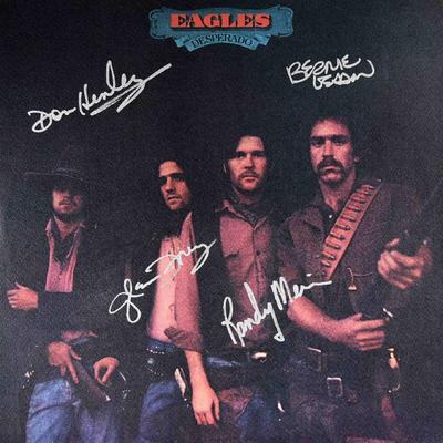 Eagles Desperado signed album 
