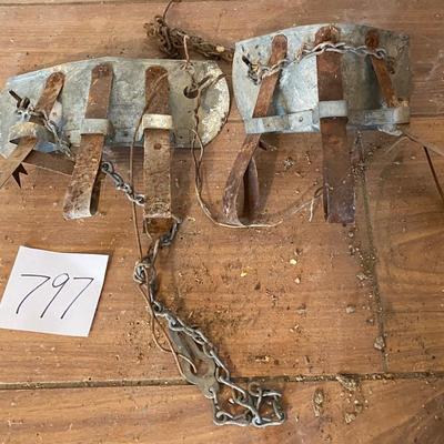 Vintage Calf Weaning Muzzles