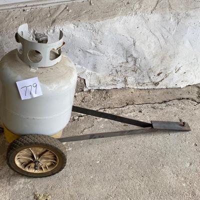 Propane Bottle with Cart