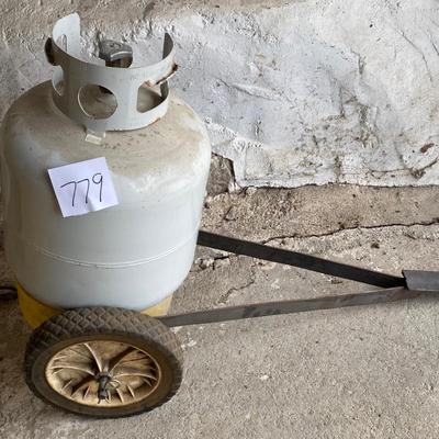 Propane Bottle with Cart