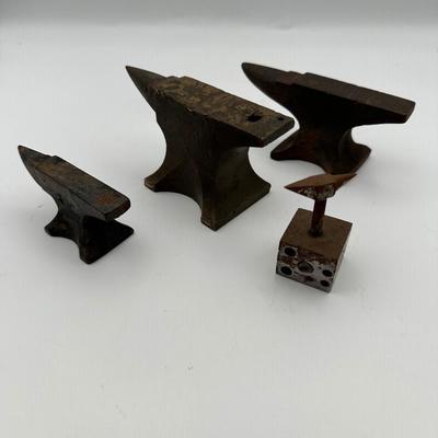 Silversmith Anvil Lot