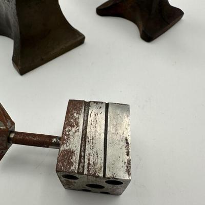 Silversmith Anvil Lot