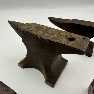 Silversmith Anvil Lot