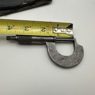 Vintage Starrett 0-1â€ Micrometer