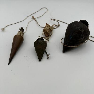 Vintage Plumb Bob Lot