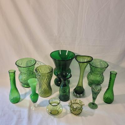 Assortment of Green Vases (D-CE)
