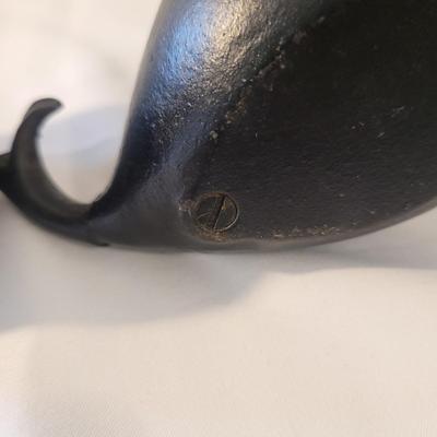 Cast Iron Sperm Whale and Small Ashtrays (D-CE)