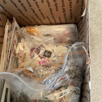 Over 20,000 used postage stamp lot