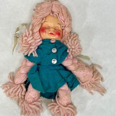 Two Sided Rag Doll with Rubber face on both sides for Awake eyes open and Asleep eyes closed