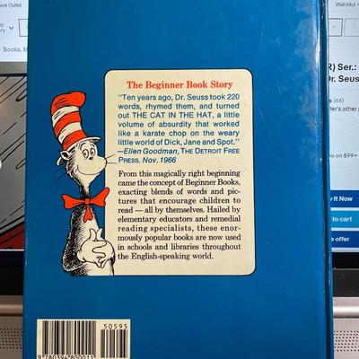 Vintage Dr Seuss "The Cat in the Hat" Beginners Book in Good Preowned Condition as Pictured.