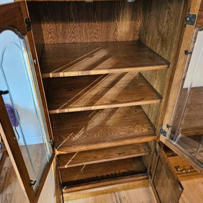 Oak Entertainment Cabinet (UD-DW)