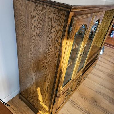 Oak Entertainment Cabinet (UD-DW)