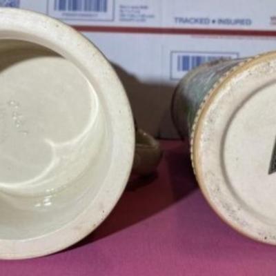 2-Vintage Mid-Century German Beer Stein/Mugs Preowned as Pictured.