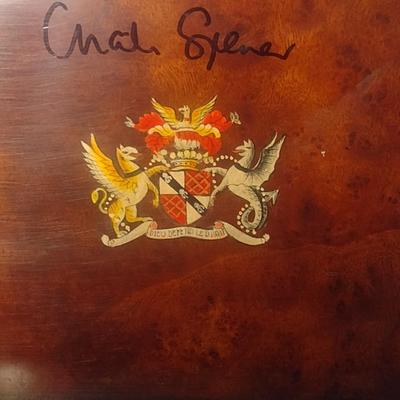 Hand Crafted Burlwood Mahogany English Gentleman's Storage Box by Charles Spencer, 9th Earl Spencer