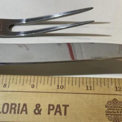 Vintage Silver-Plated Handled Serving Utensils in Good Preowned Condition. (9" & 13.5").