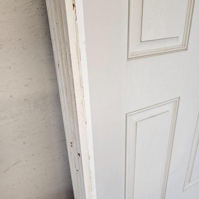 Six Panel Wooden Entry Door +Frame & Sill (G2-JS)