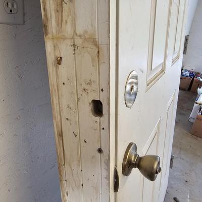Six Panel Wooden Entry Door +Frame & Sill (G2-JS)