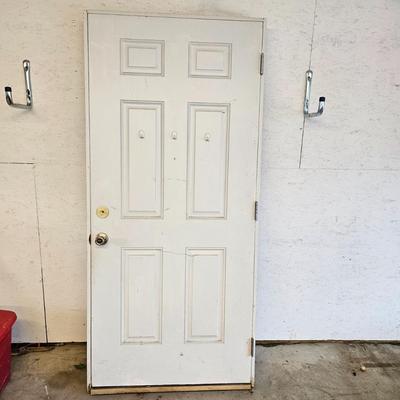 Six Panel Wooden Entry Door +Frame & Sill (G2-JS)