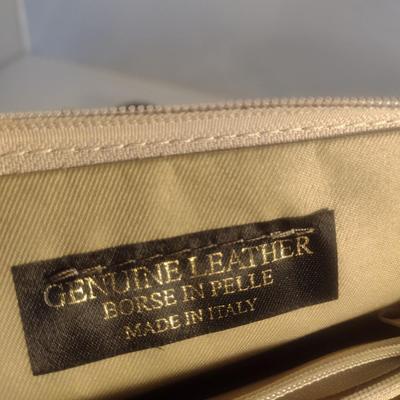 Primo Sacchi Italian Leather Butterfly Design Shoulder Bag with Dust Cover