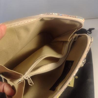 Primo Sacchi Italian Leather Butterfly Design Shoulder Bag with Dust Cover